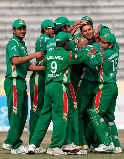 Bangladesh Celebrate The Dismissal Of Kumar Sangakkara ESPNcricinfo