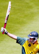 Adam Gilchrist Acknowledges The Applause For His Century ESPNcricinfo