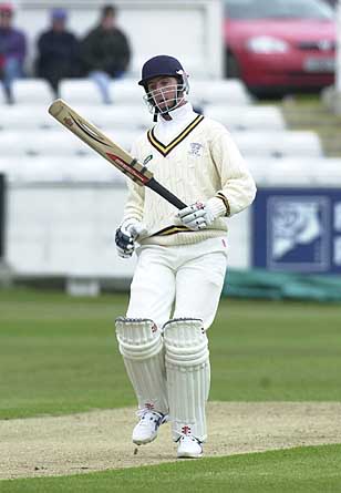 Michael Gough On His Way To A First Innings 22 ESPNcricinfo