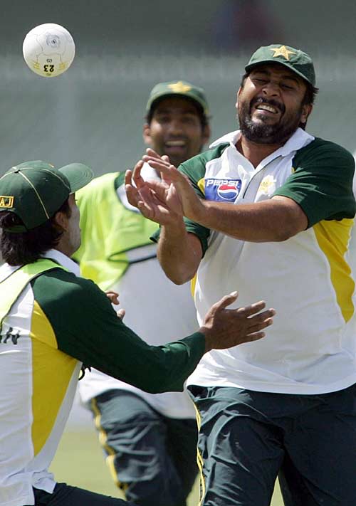 Inzamam Ul Haq Plays Ball ESPNcricinfo