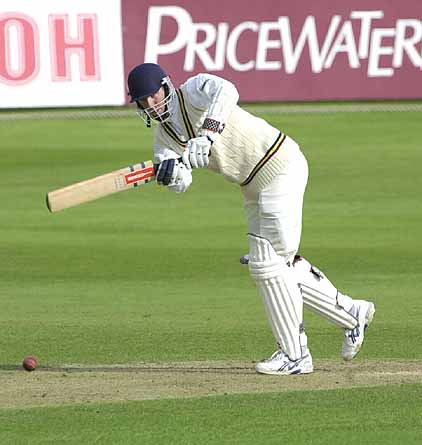 Michael Gough Pushes To The Leg Side Espncricinfo