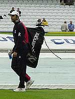 Usman Afzaal At A Wet Lord S Espncricinfo