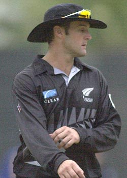 Nathan Astle In A Pensive Mood During The Sri Lankan Run Chase