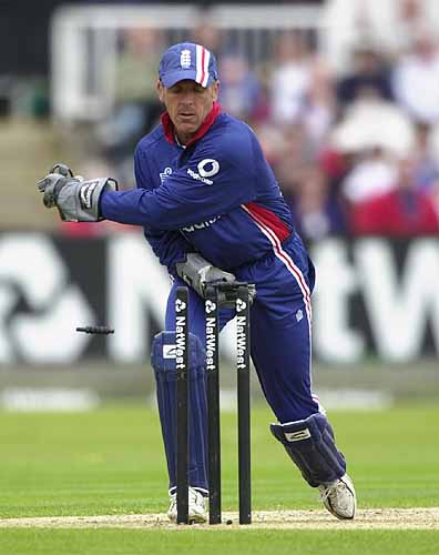 Alec Stewart At The Stumps In His 150th ODI For England ESPNcricinfo