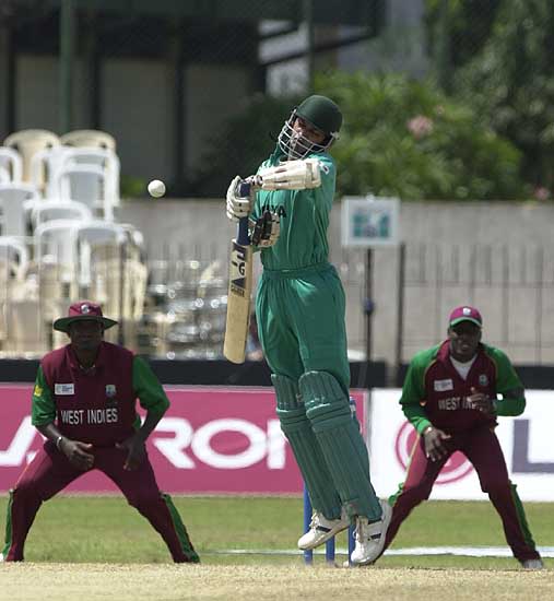 Shah Edges A Dillon Delivery Short Of Slip In His Innings Of 27