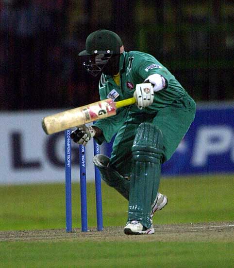 Otieno Flicks At A Ball Outside His Off Stump ESPNcricinfo