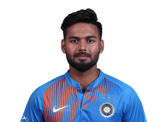Check stats, recent matches, performance and other info for Rishabh Rajendra Pant