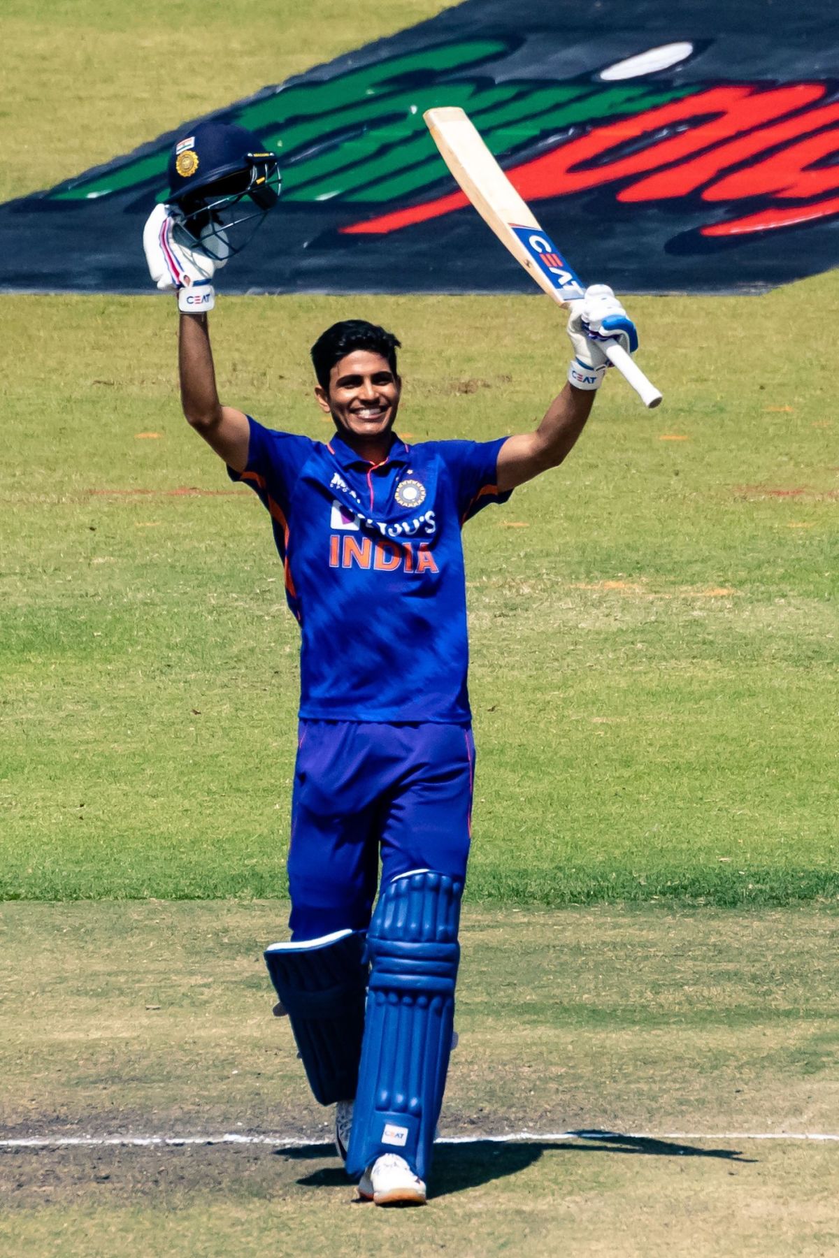 Shubman+Gill+%26%23038%3B+Co.+arrive+at+Harare+Sports+Club+for+the+first+training+session+of+the+IND+vs+ZIM+T20I+series