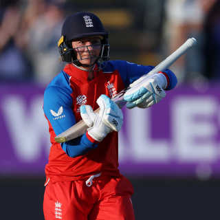 Wyatt-Hodge century drives England to statement victory in tournament opener