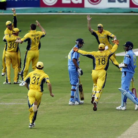 AUS vs IND Cricket Scorecard, , Final at Johannesburg, March 23, 2003