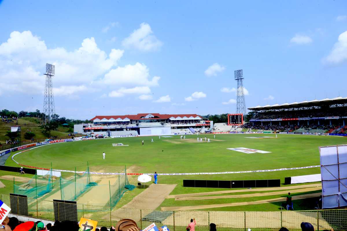 A view of the Sylhet International Cricket Stadium