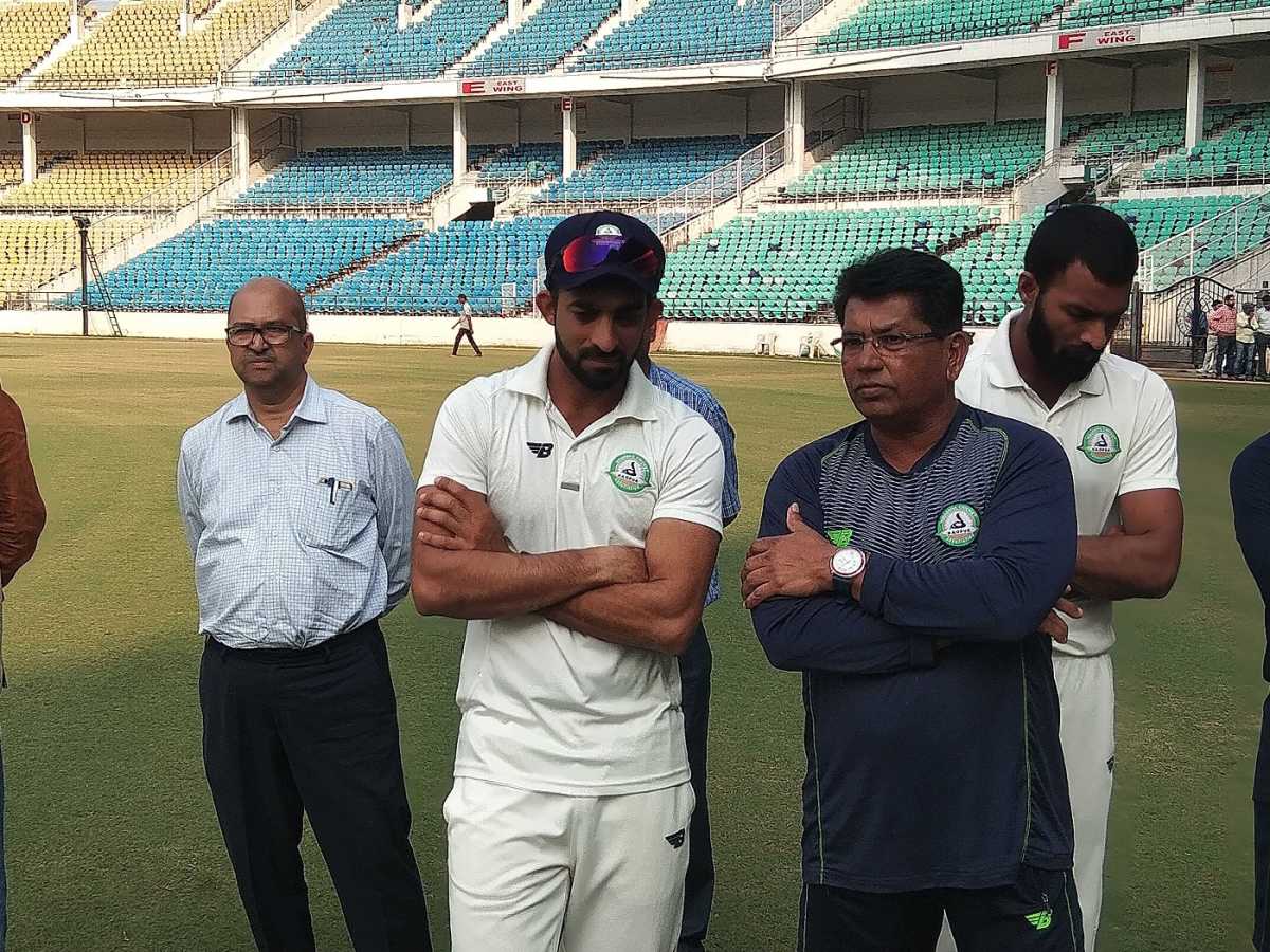 Faiz Fazal and Chandrakant Pandit - the brains behind Vidarbha's success, Vidarbha v Rest of India, Irani Cup 2018-19, 5th day, Nagpur, February 16, 2019