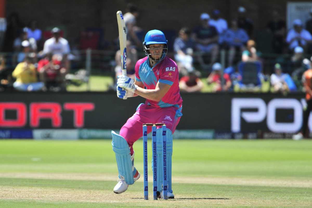 David Miller struck four sixes but no fours during his 45, Nelson Mandela Bay Giants v Durban Heat, MSL 2019, Port Elizabeth, November 23, 2019