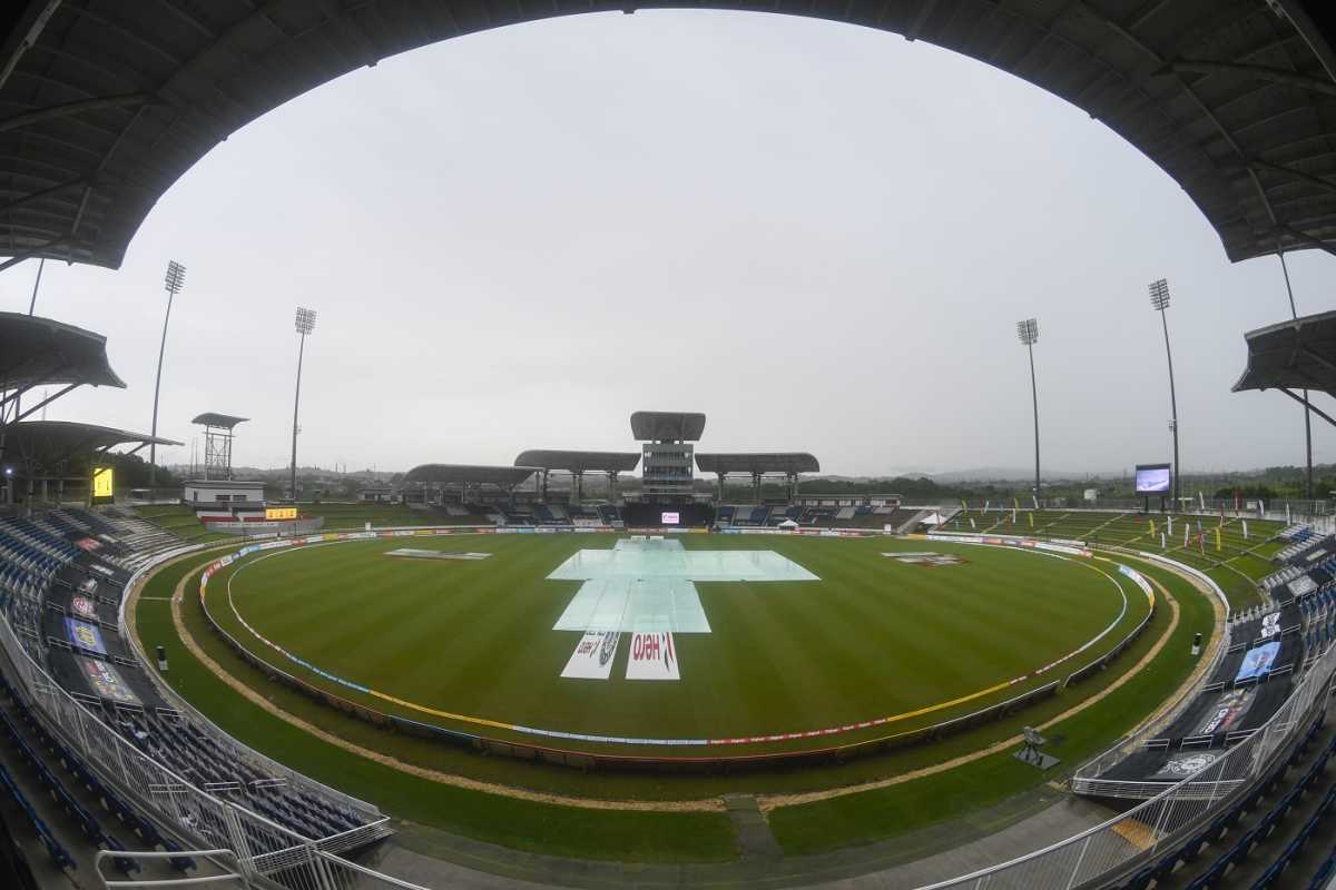 A bird's eye view of the Brian Lara Stadium - one of the two grounds on which CPL 2020 will take place, Trinbago Knight Riders v Guyana Amazon Warriors, CPL 2020, Trinidad, August 18, 2020