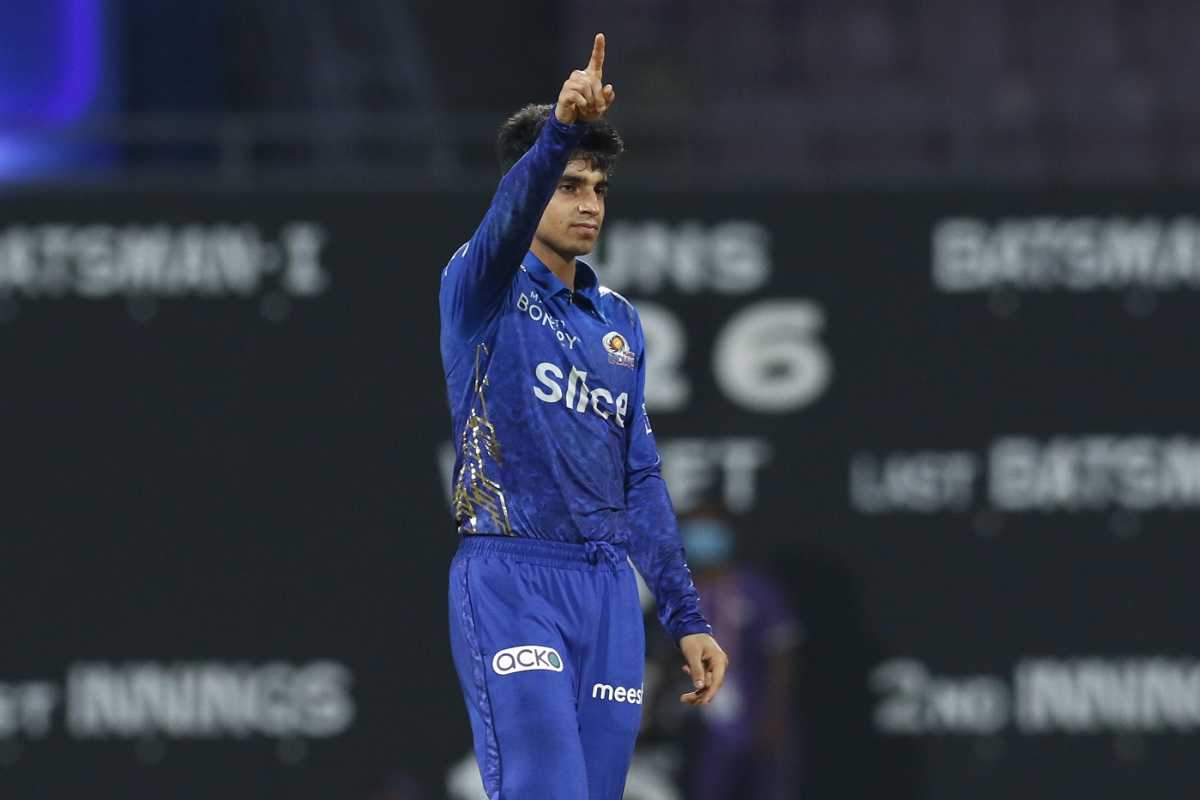 Hrithik Shokeen was hit for four sixes in an over by Buttler but came back strongly to dismiss the batter, Mumbai Indians vs Rajasthan Royals, IPL 2022, DY Patil, Navi Mumbai, April 30, 2022