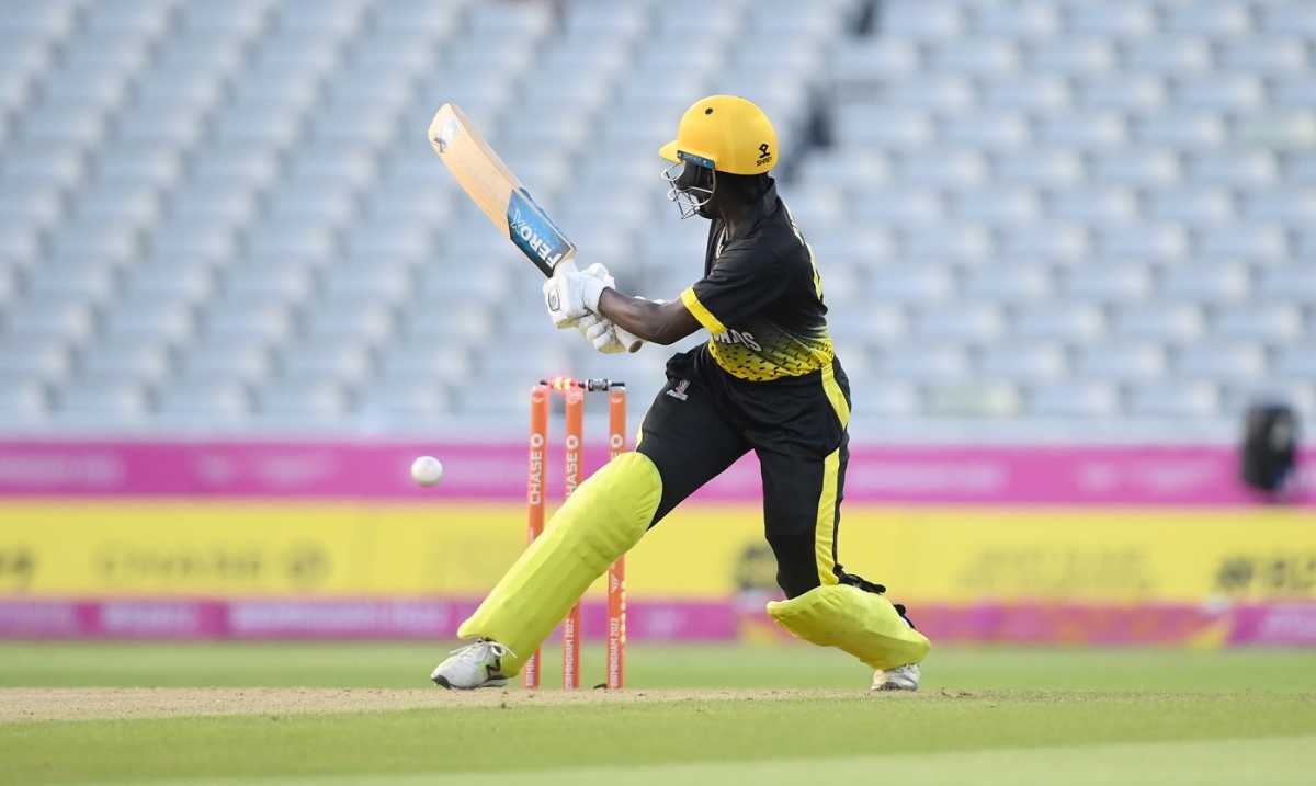 Kycia Knight was out trying to play a paddle, Barbados vs India, Commonwealth Games 2022, Birmingham, August 3, 2022

