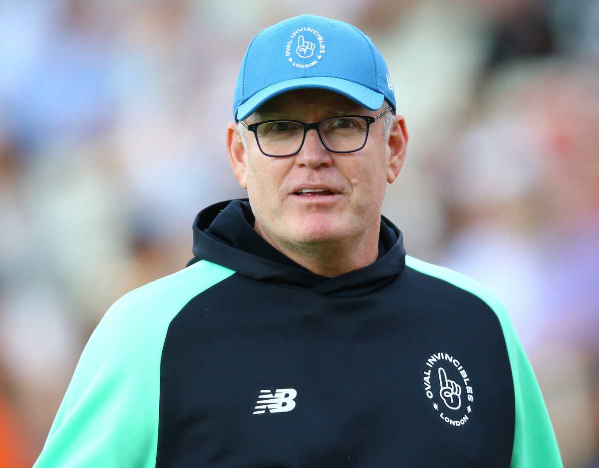 Tom Moody, coach of Oval Invincibles, during a Hundred game