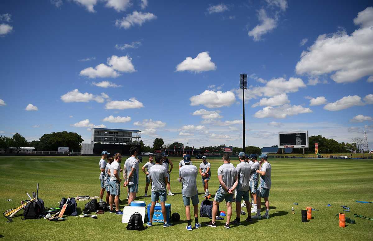 England were set to play at Diamond Oval for only the second time