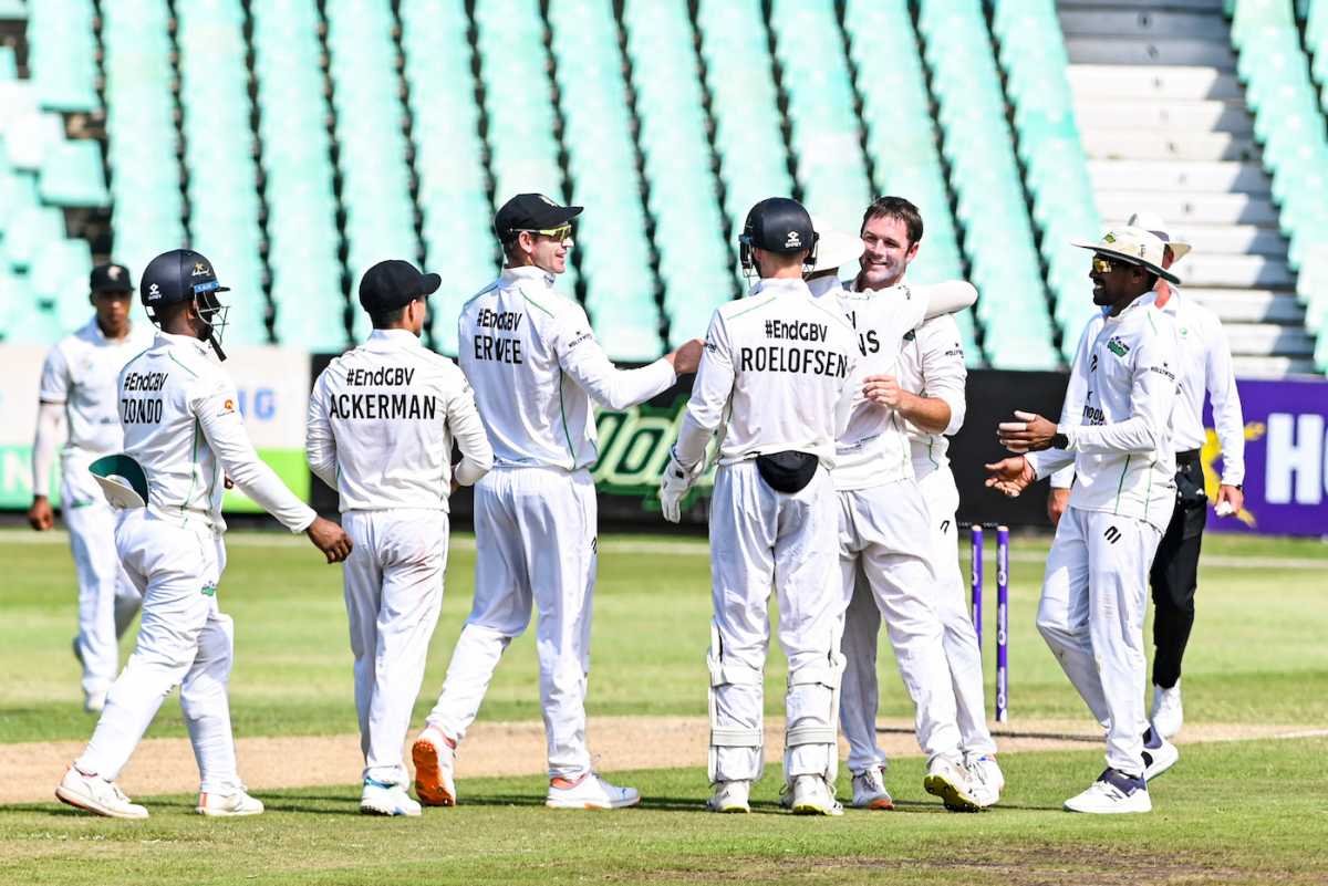 JJ Smuts finished with a five-for to to set up Dolphins' win, Dolphins vs Titans, CSA 4-Day Series Division 1, Durban, 4th day, March 1, 2023