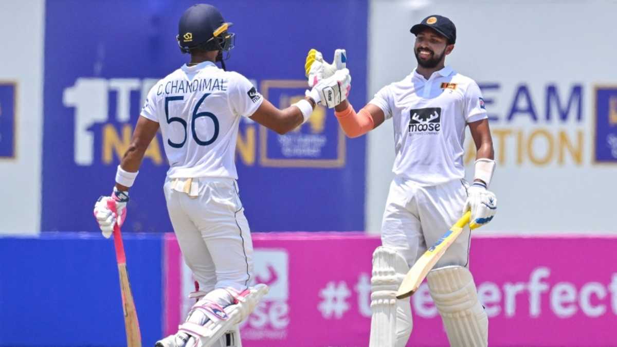 Both Dinesh Chandimal and Sadeera Samarawickrama scored centuries