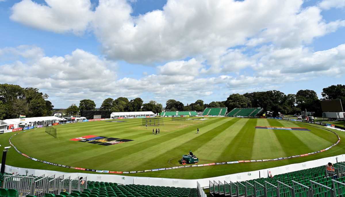 The Malahide Cricket Ground in Dublin, Ireland vs India, 2nd T20I, Malahide, Dublin, August 20, 2023