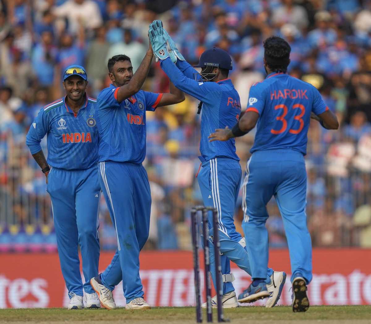 R Ashwin dismissed Cameron Green for his only wicket in the match