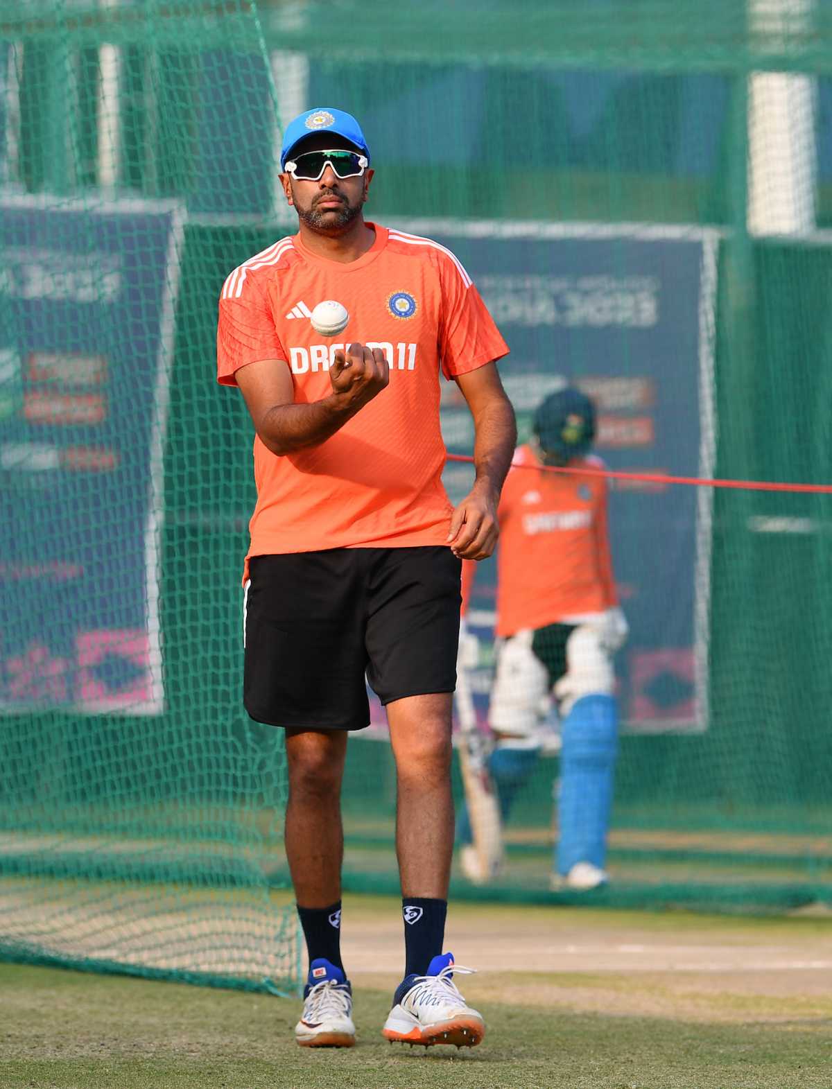 R Ashwin gave Ravindra Jadeja a thorough working over in the nets
