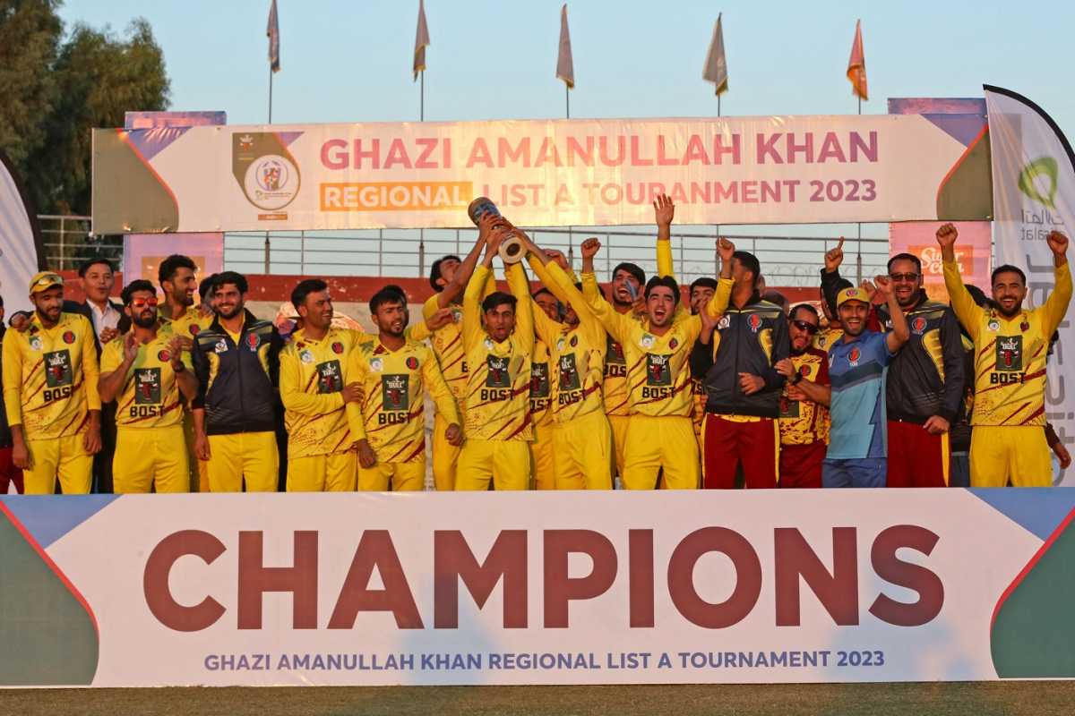 Boost Region lifted the Afghanistan one day title by beating Amo Region in the final, Amo Region vs Boost Region, One Day Cup, Jalalabad, November 20, 2023