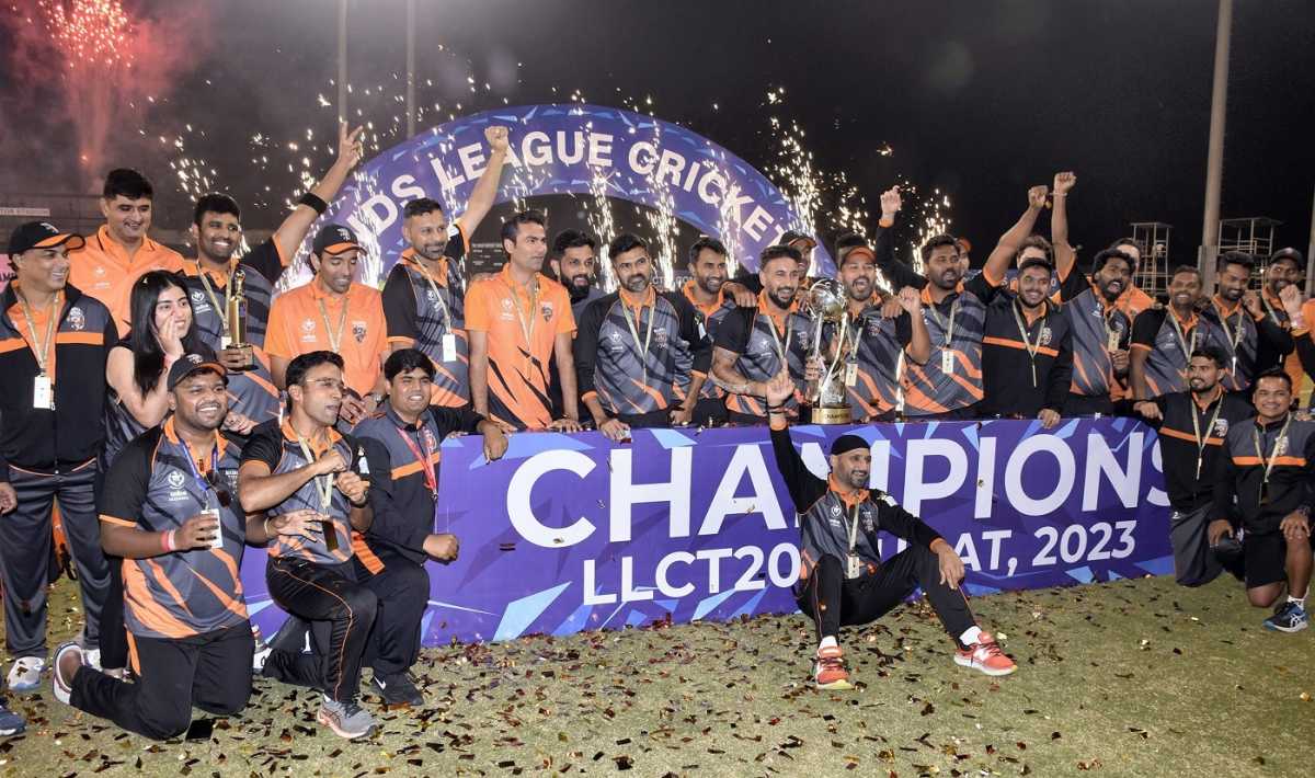 Harbhajan Singh's Manipal Tigers won the Legends League title, Surat, December 9, 2023