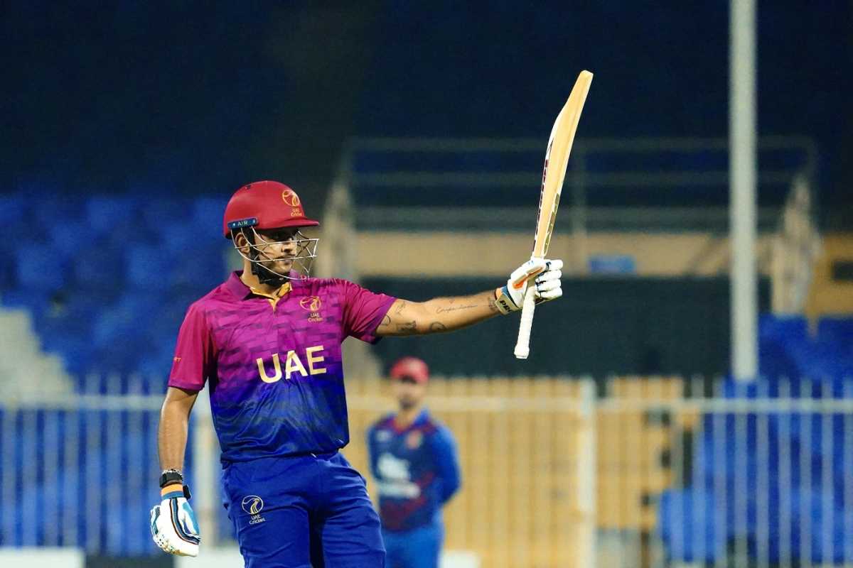 Aryan Lakra's unbeaten 47-ball 63 helped UAE finish their innings on a high