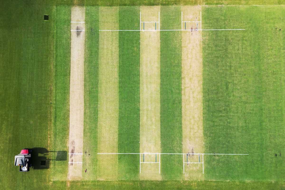 A top view of the pitches at Cricket Central, New South Wales vs Tasmania, WNCL 2023-24, Sydney, January 7, 2024