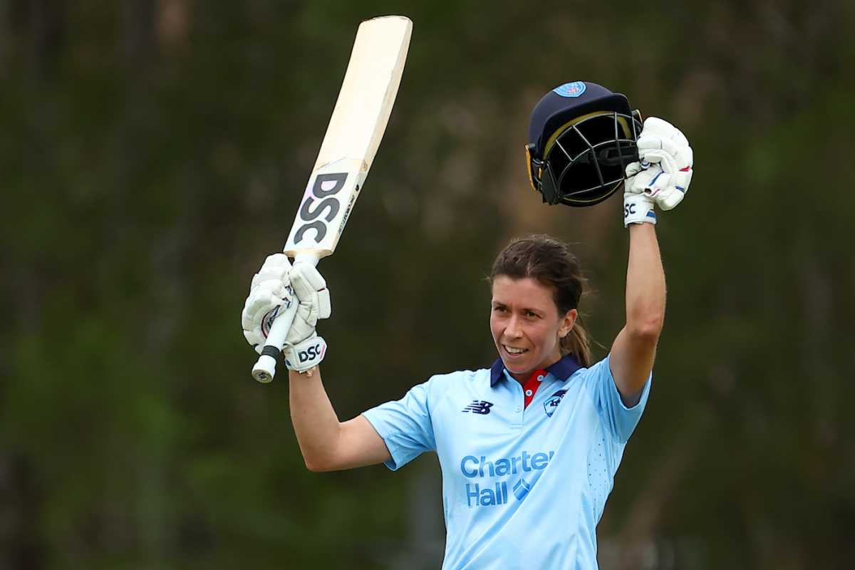 Erin Burns blasted 107 runs off 65 balls, New South Wales vs Tasmania, WNCL 2023-24, Sydney, January 7, 2024