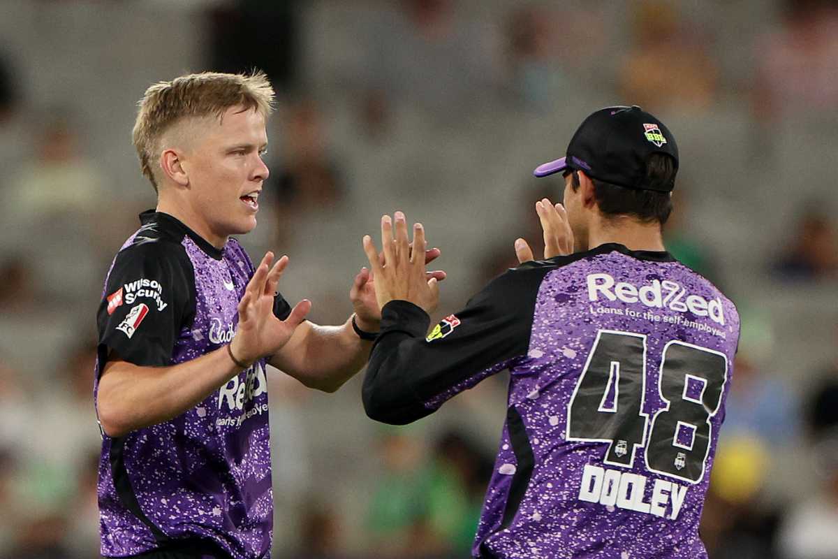 Nathan Ellis took important wickets either side of the powerplay, Melbourne Stars vs Hobart Hurricanes, BBL, Melbourne Cricket Ground, January 15, 2024