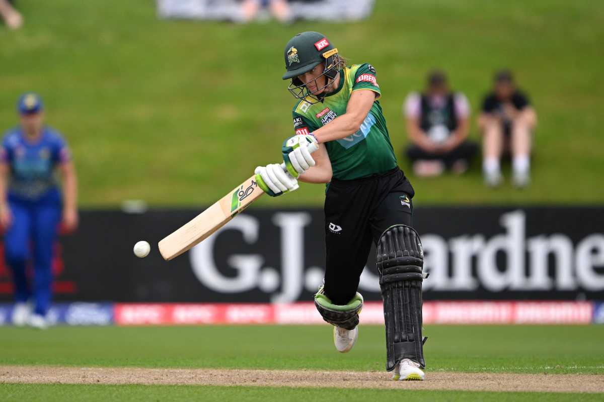 Rosemary Mair led Central Districts past 100, Otago vs Central Districts, Women's Super Smash 2023-24, Dunedin, January 19, 2024