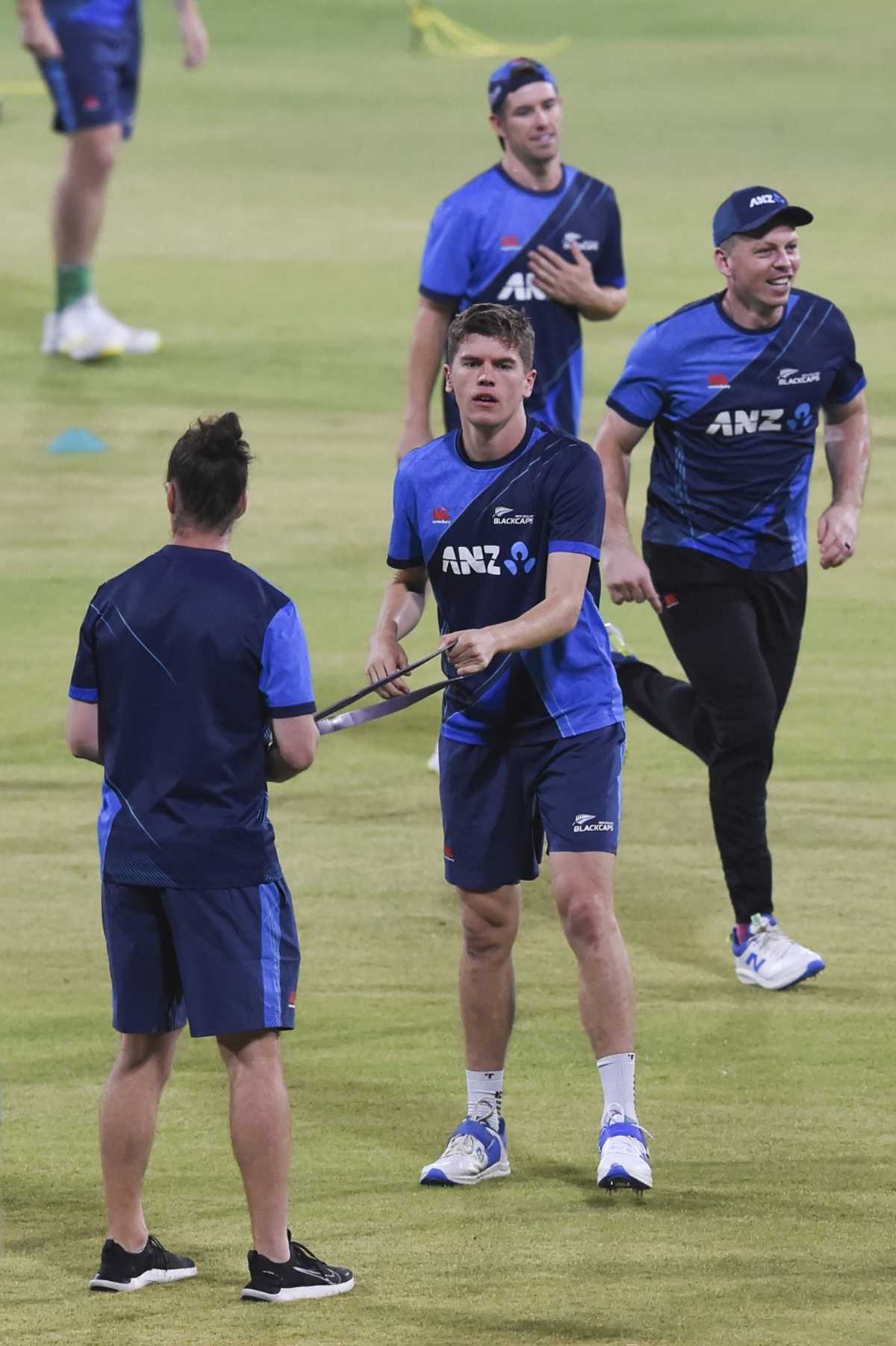 Ben Sears at a New Zealand training session