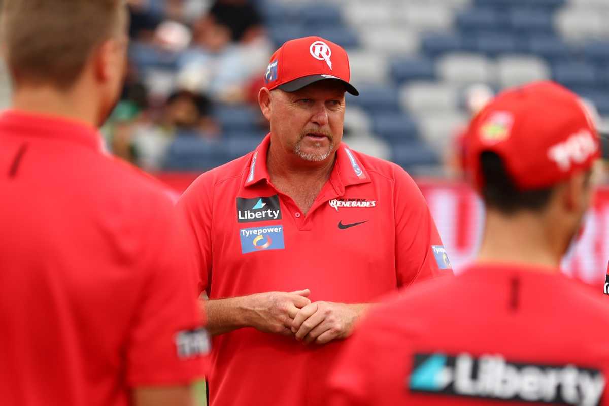 David Saker has been sacked as Melbourne Renegades coach