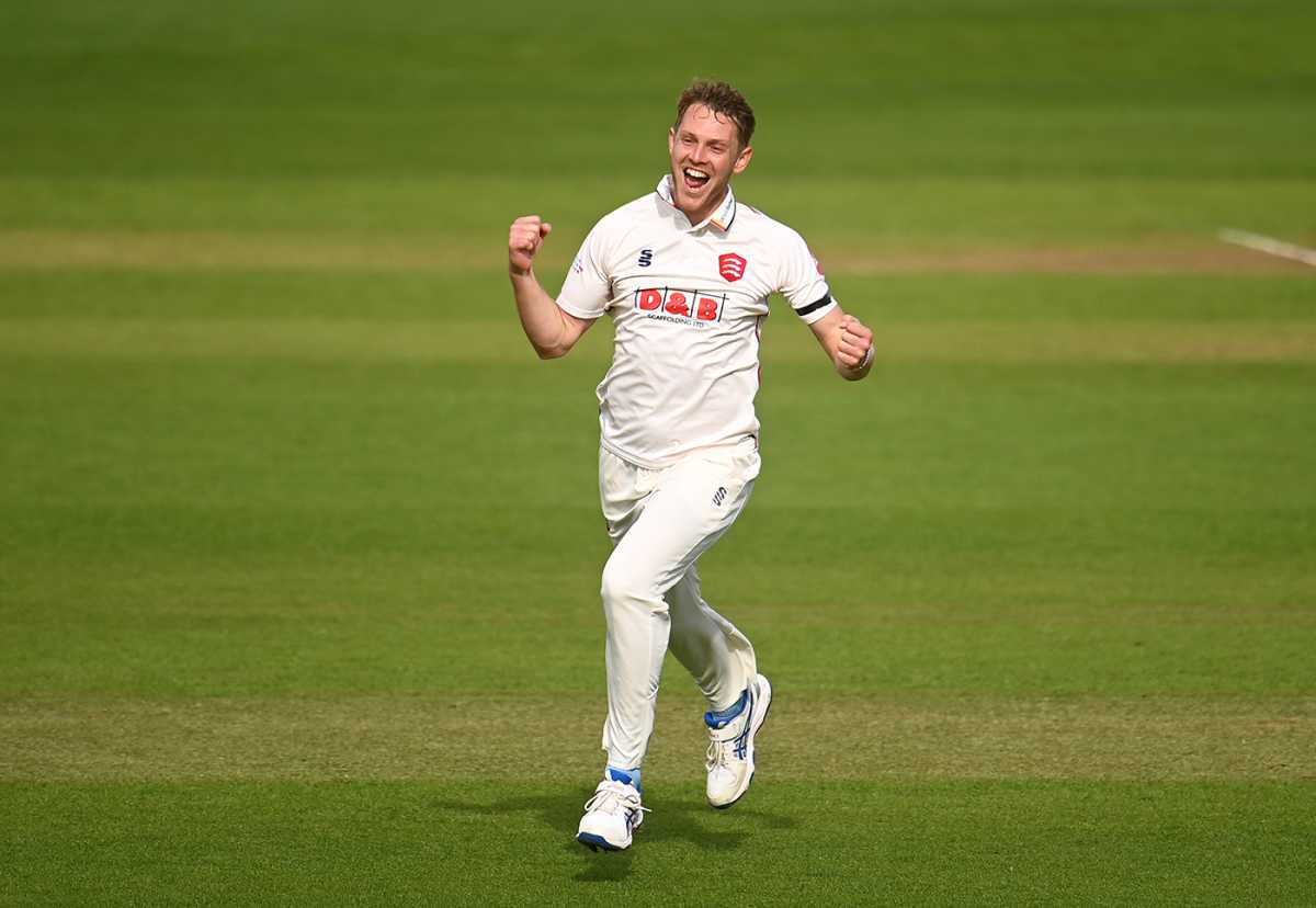 Jamie Porter bagged a five-wicket haul, Somerset vs Essex, County Championship, Division One, Taunton, May 3, 2024