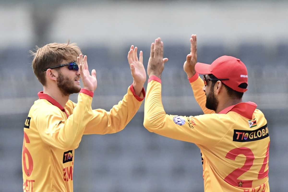 Brian Bennett picked two important wickets each in the fourth and fifth T20Is, Bangladesh vs Zimbabwe, 5th T20I, Mirpur, May 12, 2024