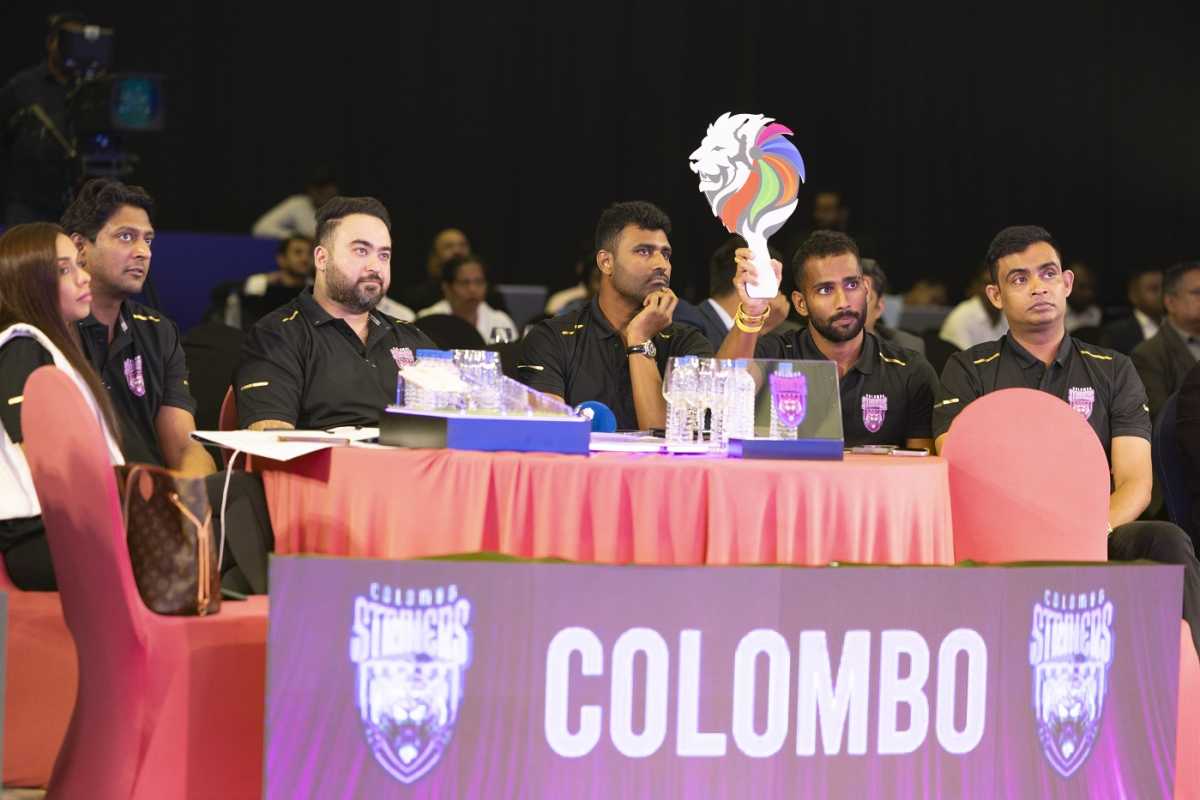 Thisara Perera and Chamika Karunaratne were part of Colombo Strikers' auction, Lanka Premier League 2024, Colombo, May 21, 2024