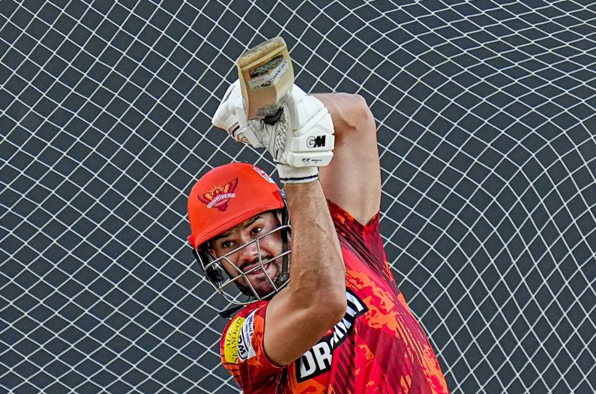 Aiden Markram has a hit in the nets, Sunrisers Hyderabad vs Rajasthan Royals, Qualifier 2, IPL 2024, Chennai, May 23, 2024