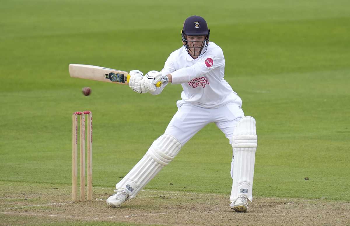 Toby Albert on his way to a century, Hampshire vs Surrey, County Championship, Division One, Utilita Bowl, May 24, 2024