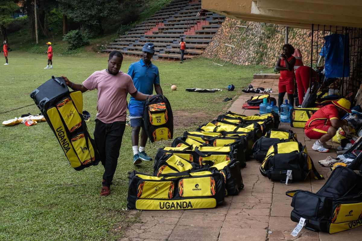 The Uganda kitbags being lined up, Kampala, May 17, 2024