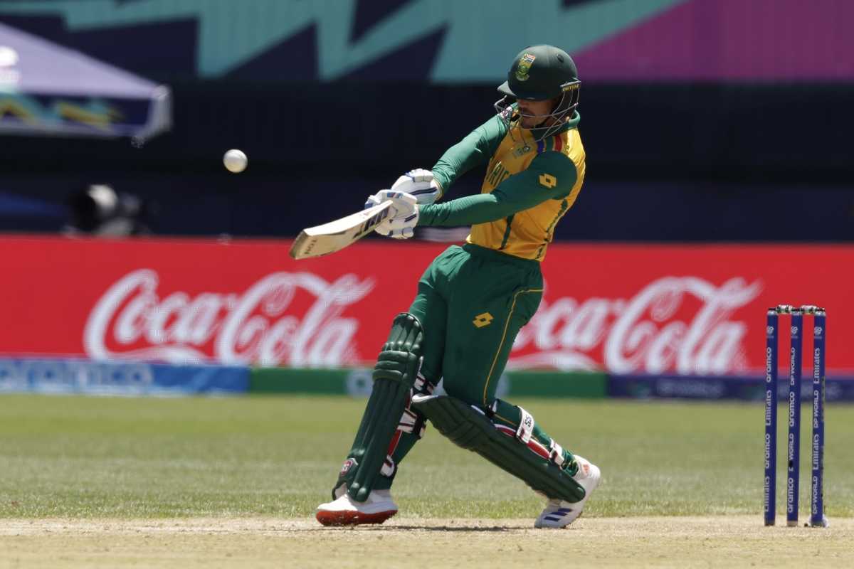 Quinton de Kock was steady in the small chase, Sri Lanka vs South Africa, T20 World Cup 2024, New York, June 3, 2024