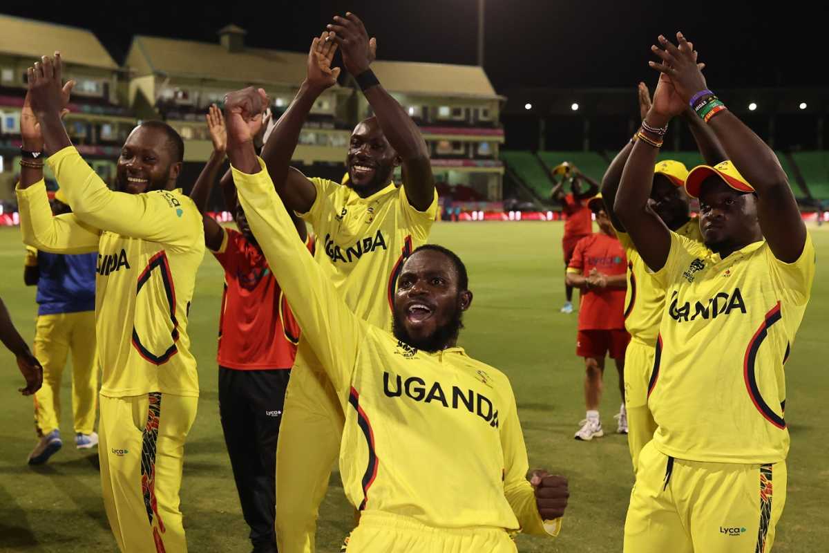 Uganda won their first match at the T20 World Cup, Papua New Guinea vs Uganda, T20 World Cup, Providence, June 5, 2024