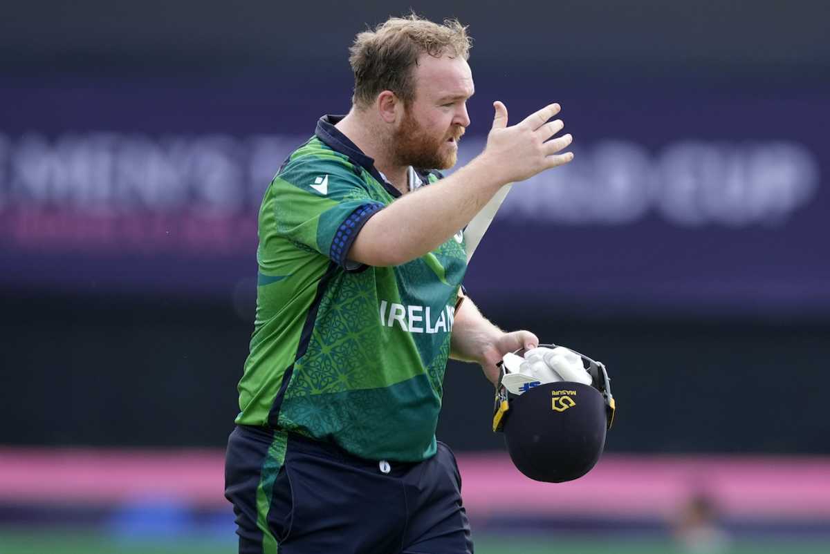 Paul Stirling's attempt to counterattack resulted in a two-ball stay, Ireland vs Pakistan, T20 World Cup 2024, Lauderhill, June 16, 2024