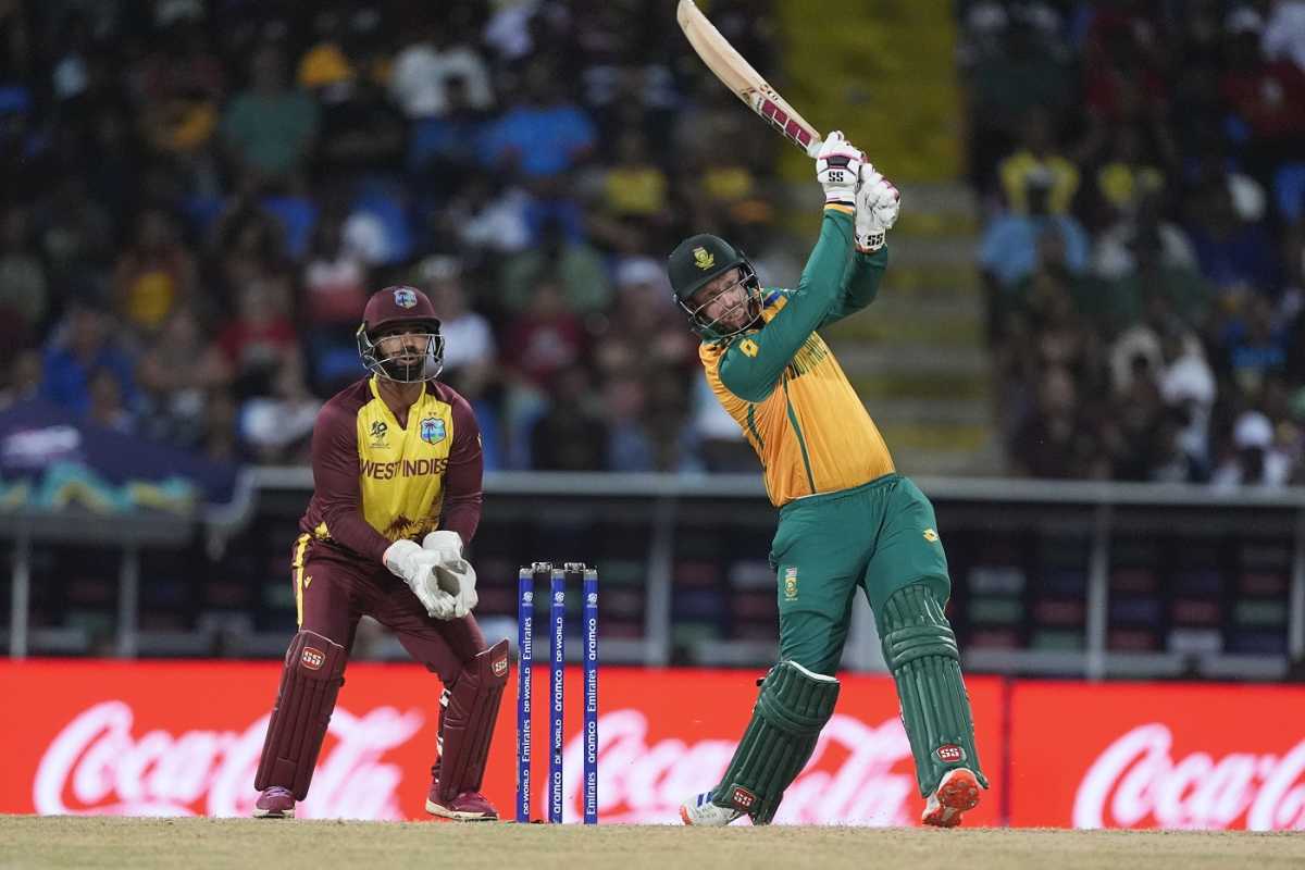 Heinrich Klaasen goes big, West Indies vs South Africa, T20 World Cup 2024, Super Eight, North Sound, June 23, 2024