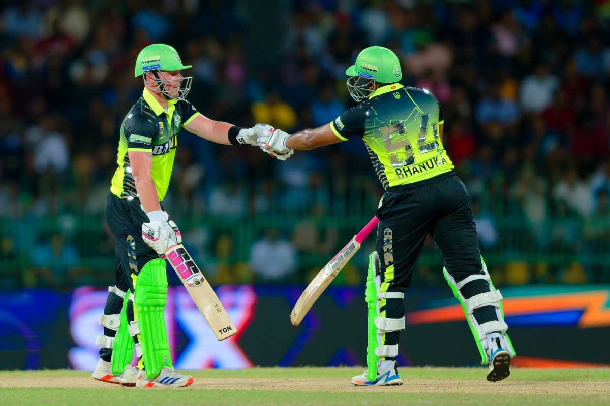 Tim Seifert and Bhanuka Rajapaksa went after the Jaffna bowlers, Galle Marvels vs Jaffna Kings, LPL 2024, final, July 21, 2024