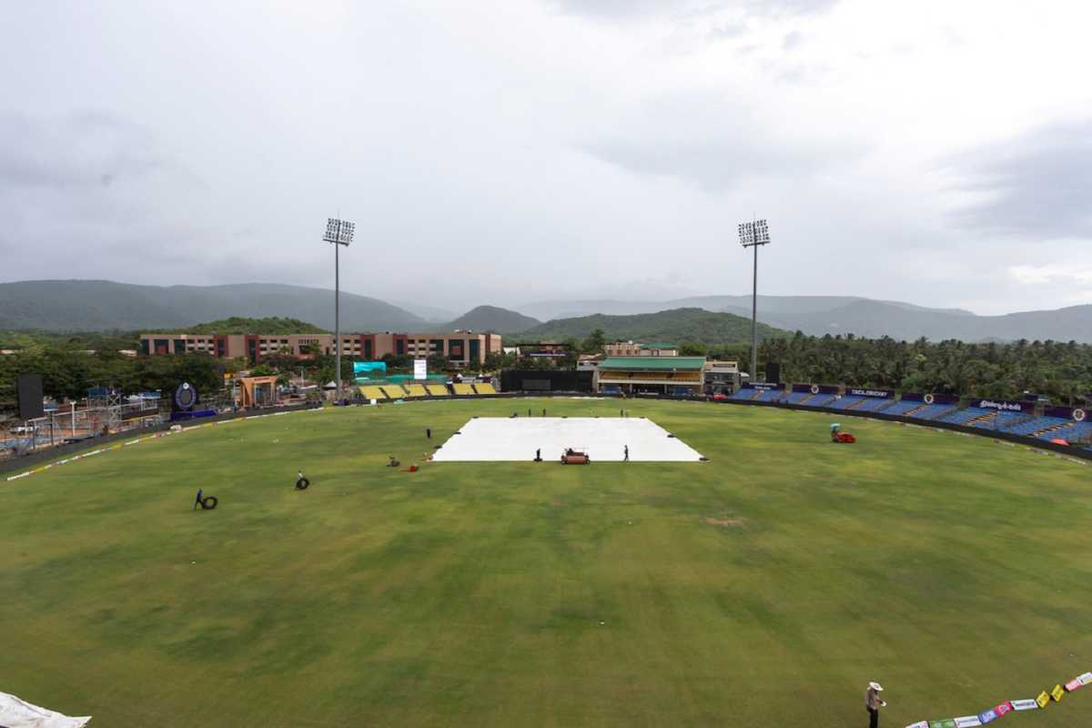 A general view of the NPR College cricket ground in Dindigul, Dindigul, July 25, 2024