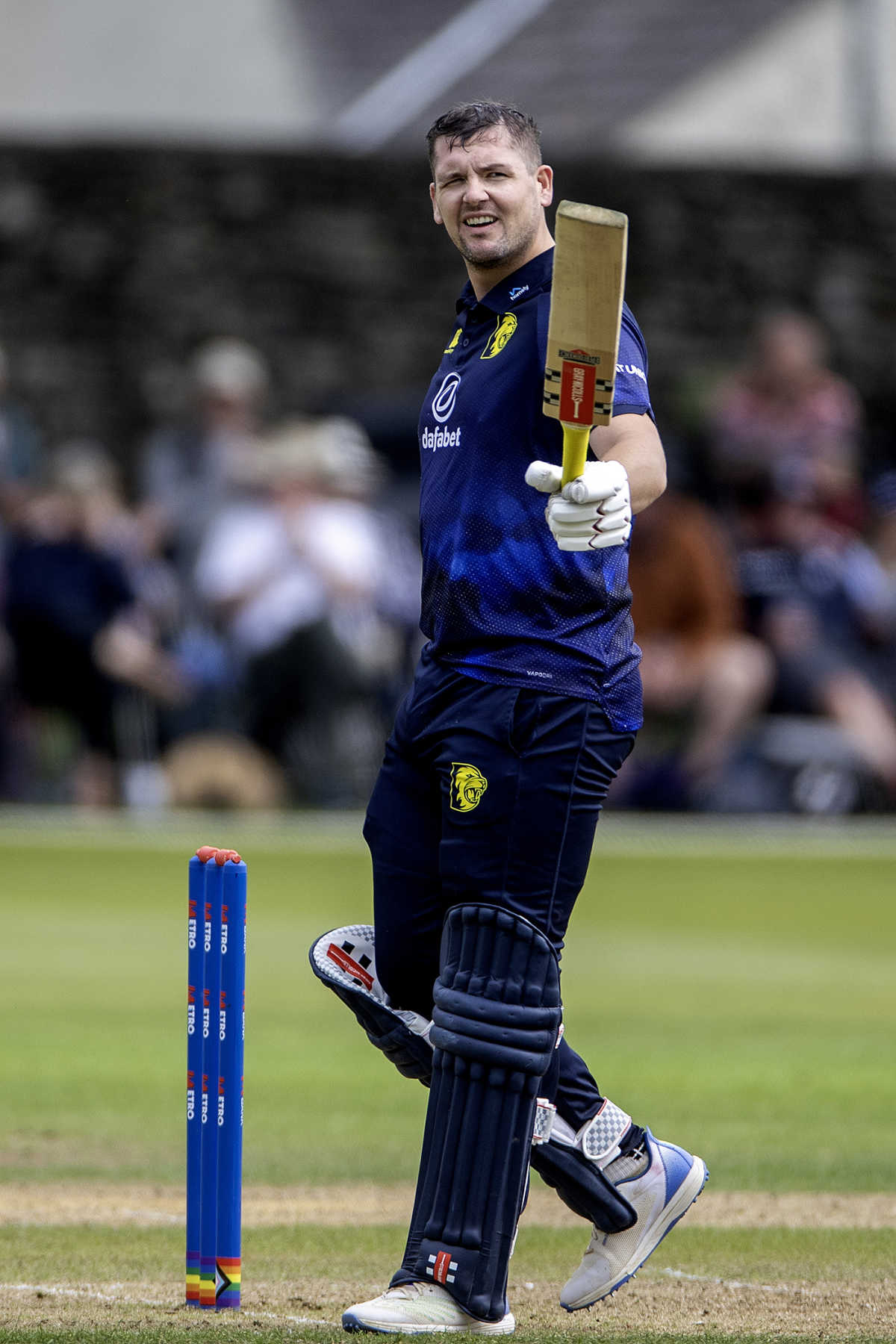 Alex Lees' hundred underpinned the Durham innings, Lancashire vs Durham, One-Day Cup, Sedbergh, July 24, 2024