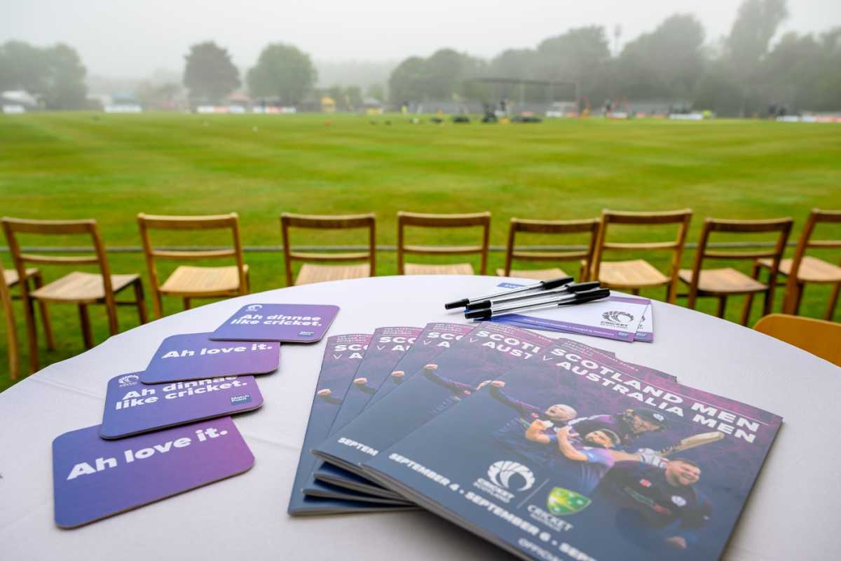 Fog delayed the toss at the Grange, Scotland vs Australia, 2nd T20I, Edinburgh, September 6, 2024